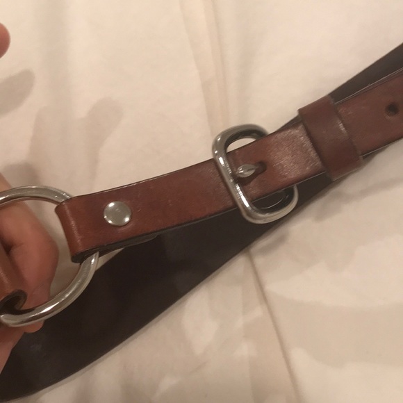 Brown Banana Republic Belt with Silver Buckle XS - Picture 4 of 6